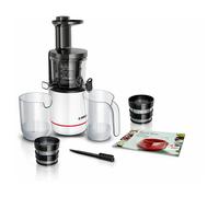Bosch MESM500W juice maker Slow juicer 150 W Black, White