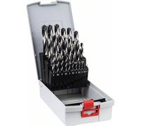 Bosch Metal Twist Drill Bit Set 25-Piece HSS PointTeQ Design