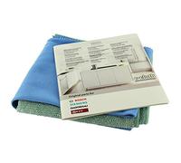 Bosch Microfibre Cloth Set for Stainless Steel and Glass (Pack of 2)