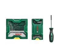 Bosch Mini X-Line Bit Set 41pieces with Hand Screwdriver 2607017655