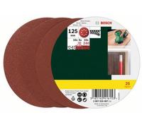 Bosch Mixed Grit Sanding Sheets (25/pack) (For: Bosch Pex 220A, Pex 300 Ae, Pex 400 Ae & Advancedorbit 18 Sanders)