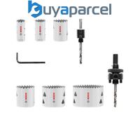 Bosch Multi Material Threaded Hole Saw Set 20 25 35 40 51 68 x 40 mm