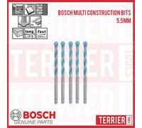 Bosch MultiConstruction Drill Bits Masonry Concrete Wood Drill Bit Tile 5.5mm X5