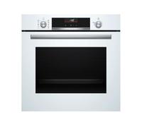 Bosch - Multifunction Oven, Series 6, 60 cm wide, Cleaning Assistant, Pre-programmed Recipes, White, HBG536EW3
