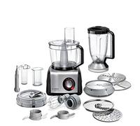 Bosch Multifunctional Food Processor with a Power of 1250 W MC812M865, Stainless Steel/Grey