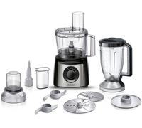 BOSCH MultiTalent 3 MCM3PM38SG Food Processor & Blender with Grinder - Black, Black,Silver/Grey