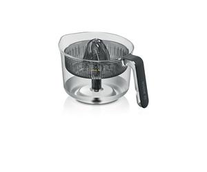 Bosch MUZS68ZP Zitruspresse Citrus juicer, Stainless Steel Plastic Metal, Transparent/Black
