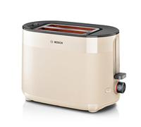 Bosch MyMoment Delight Compact 2-Slice Toaster TAT2M127GB, Cream