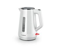 Bosch MyMoment Delight Cordless Electric Cordless Kettle TWK1M121GB, White | Fast Boil, 1.7 Litres, 360° Base, Integrated Limescale Filter, Cord Storage, 3000W
