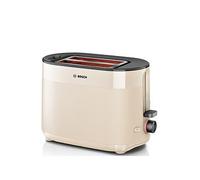 Bosch MyMoment Delight Compact 2-Slice Toaster TAT2M127GB, Cream