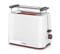 Bosch MyMoment TAT3M121 Compact Toaster with Removable Foldable Bakery Warmer with Defrost Function, Automatic Shut-off, Lift Function, Bread Centering, Ideal for 2