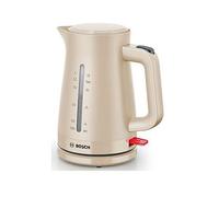 Bosch MyMoment Infuse TWK3M127GB Electric Kettle with 1.7 L Capacity and Fast Boil, Dual Sided Water Gauge, Limescale Filter, Cord Storage in Cream