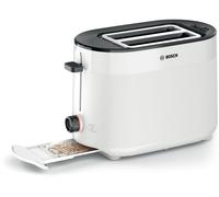 BOSCH MyMoments Delight TAT2M121GB 2-Slice Toaster - White, White