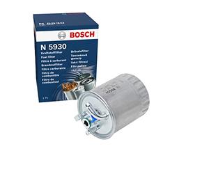 Bosch N5930 Car Diesel Filter - Replacement Filter | Separates Particles and Water from Fuel - Protects the Injection System