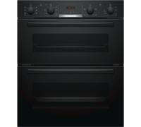 Bosch NBS533BB0B Series 4 Built Under Electric Double Oven - Black