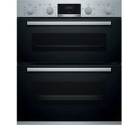Bosch NBS533BS0B Series 4 Brushed Steel Built Under Double Oven