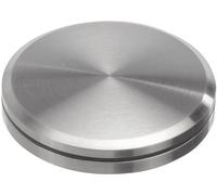 BOSCH NEFF Hob Point & Twist Control Knob Silver Chrome Dial GENUINE 614176