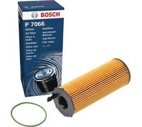 Bosch P7066 Car Oil Filter - Separates Soot and Metal Particles from Engine Oil - Provides Reliable Engine Lubrication