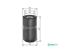 BOSCH OIL FILTER F026407101