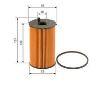Bosch Car Oil Filter P9307 - 1457429307
