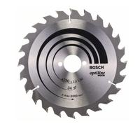 Bosch 1x PRO Wood Circular Saw Blade for Corded Hand-Held Circular Saws (for Softwood, Hardwood, Ø mm, Professional Accessory Hand-Held Circular Saw)