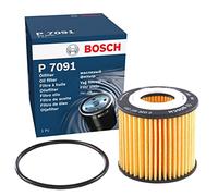 Bosch P7091 Car Oil Filter - Separates Soot and Metal Particles from Engine Oil - Provides Reliable Engine Lubrication