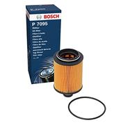 Bosch P7095 Car Oil Filter - Separates Soot and Metal Particles from Engine Oil - Provides Reliable Engine Lubrication