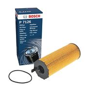 Bosch P7126 Car Oil Filter - Separates Soot and Metal Particles from Engine Oil - Provides Reliable Engine Lubrication