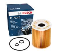 Bosch P7144 Car Oil Filter - Separates Soot and Metal Particles from Engine Oil - Provides Reliable Engine Lubrication