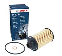 Bosch P7154 Car Oil Filter - Separates Soot and Metal Particles from Engine Oil - Provides Reliable Engine Lubrication