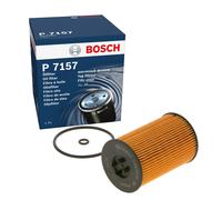 Bosch P7157 Car Oil Filter - Separates Soot and Metal Particles from E