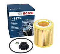 Bosch P7175 Car Oil Filter - Separates Soot and Metal Particles from Engine Oil - Provides Reliable Engine Lubrication