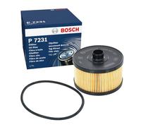 Bosch P7231 Car Oil Filter - Replacement Filter, black | Separates Soot and Metal Particles from Engine Oil - Provides Reliable Engine Lubrication