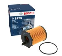 Bosch P9238 Car Oil Filter - Separates Soot and Metal Particles from E
