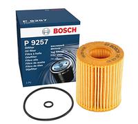 Bosch P9257 Car Oil Filter - Separates Soot and Metal Particles from Engine Oil - Provides Reliable Engine Lubrication