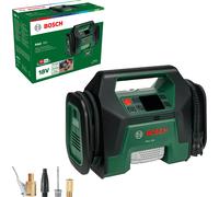 Bosch Cordless Air Compressor PAO 18V (for Inflating Everything from Tires to Large inflatables; incl. Tyre Valve air Pump Clip, French-Valve, Ball Needle, Volume Adapter)