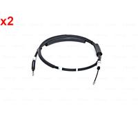 BOSCH Parking Brake Cable 2x Fits JAGUAR X-Type X400 01-09 1987482661