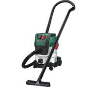 Bosch Corded Vacuum Cleaner PAS20-220P (Extension Pipes (Plastic), Suction Hose 2.2 m, Handle/Elbow Pipe, Floor and Crevice nozzles, Fleece Bag (Uni), Flat Pleated Filter, UniversalAdapter)