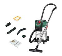 Bosch PAS30-240PRS Electric Vacuum Cleaner (Extension pipes, Suction hose, Handle pipe, Floor nozzle, Crevice nozzle, Fleece bag, Flat pleated filter, UniversalAdapter, Remote)