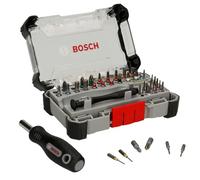 Bosch PB4042 42-Piece Extra Hard Precision Screwdriver Bit Set for Standard & Electronics Repair | Includes Phillips, Torx, Hex, and Specialty Bits with Two Magnetic Handles & Pick-and-Click Case