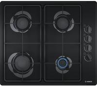 Bosch Serie 2 PBP6B6B60 hob Black Built-in 58 cm Gas 4 zone(s)