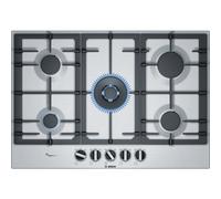Bosch PCQ7A5B90 75cm 5 Burner Gas Hob - Stainless steel