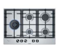 Bosch Serie 6 PCS7A5B90 hob Stainless steel Built-in 75 cm Gas 5 zone(s)