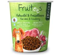 bosch Pet Food Fruitees Cranberry Snack for dogs Fresh Roe Deer and Cranberry, 240 g