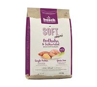 bosch Pet Food HPC SOFT Mini Guinea Fowl & Sweet Potato Semi-moist dog food for adult dogs of small breeds Single Protein Grain Free, 2.75 kg
