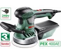 Bosch orbital sander PEX 400 AE (350 Watt, in plastic case)