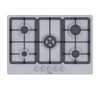 Bosch PGQ7B5K90 Series 4 75cm 5 Burner Gas Hob Brushed Steel Wok Burne