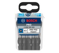 Bosch Phillips Impact Bits PRO PH2 55mm Pack of 15
