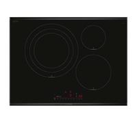 BOSCH PID775HC1E Induction Hob, 70 cm, Series 6, 3 Cooking Zones, Electronics DirectSelect, PerfectFry Plus, Home Connect, Black