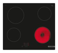 Bosch PKE61RAA8B Series 2 60cm 4 Zone Touch Control Ceramic Hob with QuickTherm